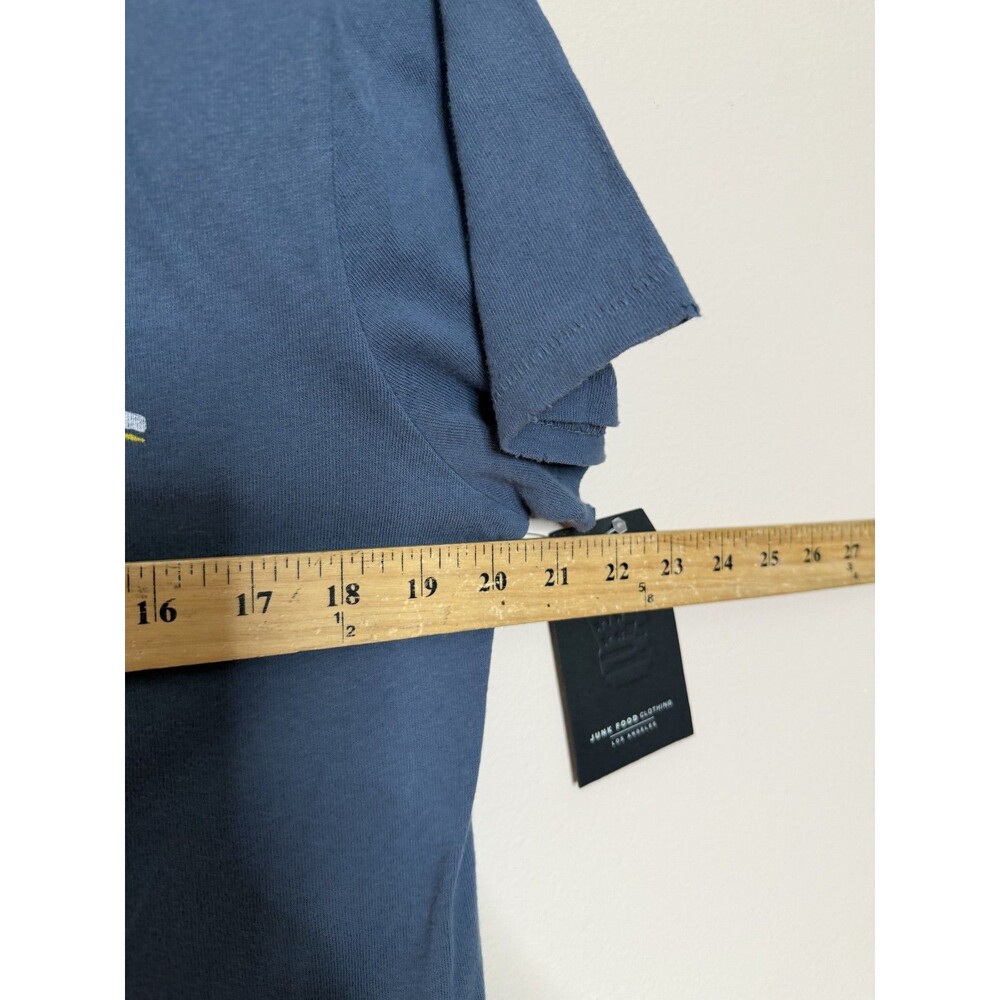 Junk Food Lynyrd Skynyrd Bird T-Shirt Womens Medium Blue Distressed Tee Shirt - Picture 8 of 10